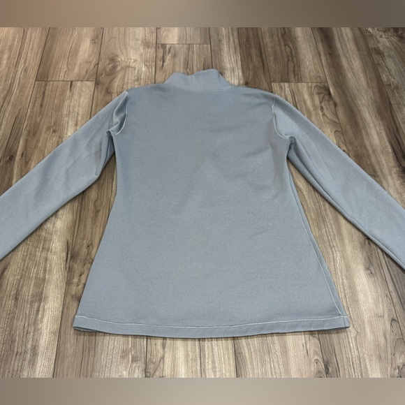 NIKE PRO Dri-Fit Women’s Size Medium quarter zip pullover Gray active wear - Picture 2 of 8